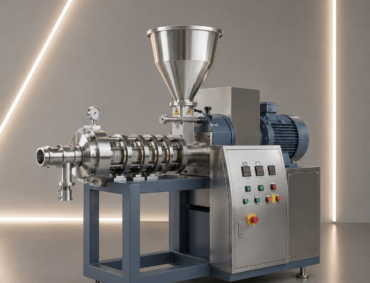 Cryogenic Grinding System Cryogenic grinding system with feed hopper, screw section and control panel
