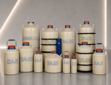 Liquid Nitrogen Containers.jpg Spectra liquid nitrogen containers in a range of sizes