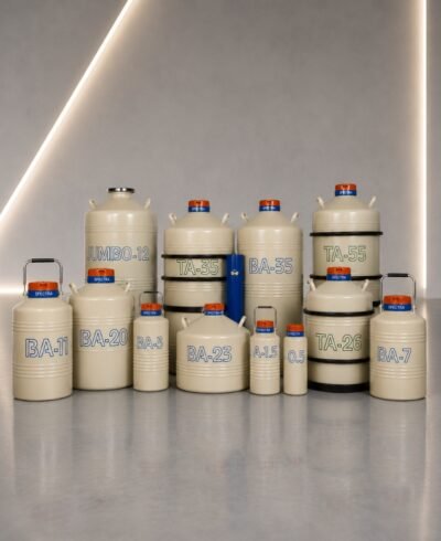Spectra liquid nitrogen containers in a range of sizes